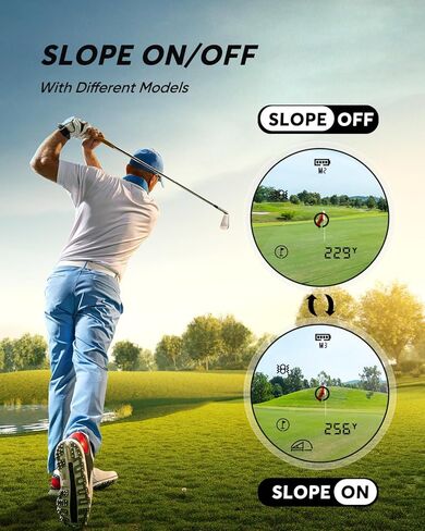 Wosports Golf Rangefinder, 800 Yards Laser Distance Finder with Slope, Flag-Lock with Vibration Distance/Speed/Angle Measurement, Upgraded Battery Cover in Kuwait
