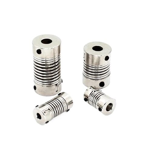 سبائك الألومنيوم D26L50 اقتران الربيع المرن يستخدم لمحرك سيرفو، قضيب لولبي، موصل العمود، طابعة ثلاثية الأبعاد، CNC (15X16) in Kuwait