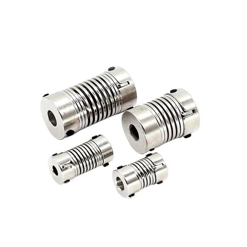 سبائك الألومنيوم D26L50 اقتران الربيع المرن يستخدم لمحرك سيرفو، قضيب لولبي، موصل العمود، طابعة ثلاثية الأبعاد، CNC (15X16) in Kuwait