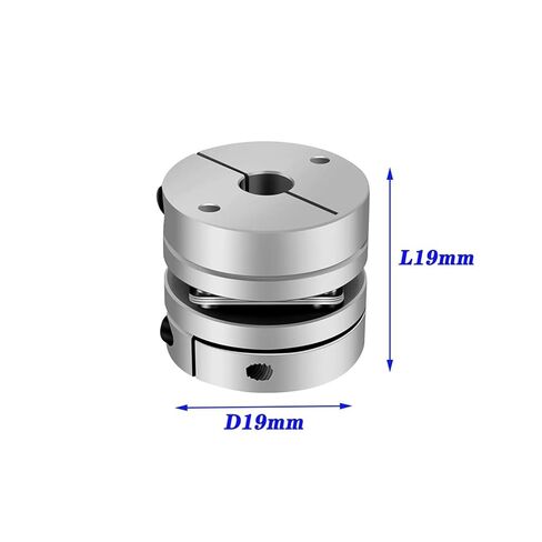 سبائك الألومنيوم D19L19 واحد الحجاب الحاجز اقتران مرونة مشتركة D19mm L19mm الكرة اللولبية خطوة محرك سيرفو التشفير الكمبيوتر أجزاء FA (6x6) in Kuwait
