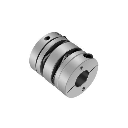 سبائك الألومنيوم D82L98 مزدوج الحجاب الحاجز اقتران موصل مرن D82mm L98mm الكرة اللولبية خطوة محرك معزز التشفير الكمبيوتر in Kuwait