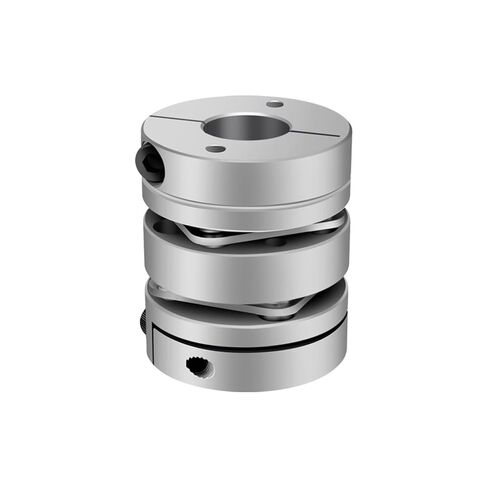 سبائك الألومنيوم D82L98 مزدوج الحجاب الحاجز اقتران موصل مرن D82mm L98mm الكرة اللولبية خطوة محرك معزز التشفير الكمبيوتر in Kuwait