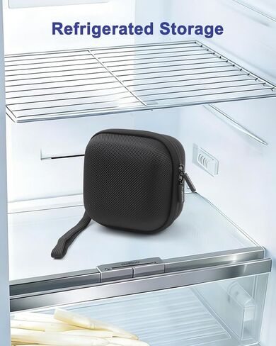 كريبثوس 9 فتحات حافظة حماية لقارورة الأنسولين، حقيبة تنظيم قارورة الأنسولين لمرضى السكر القياسية 1 مل 3 مل 5 مل و10 مل، حقيبة حمل الأنسولين، حامل تخزين الثلاجة، بدون حزمة ثلج in Kuwait