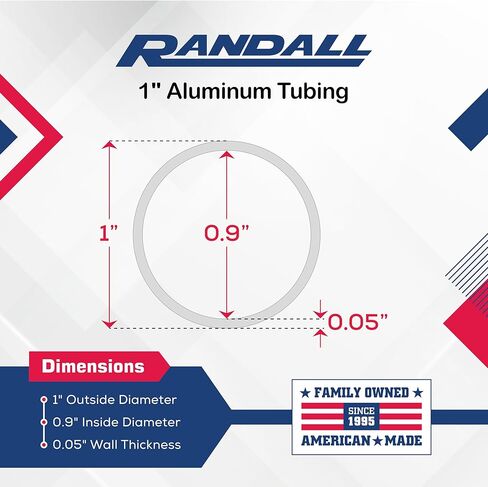92" Long - 1" ANODIZED ALUMINUM TUBING .050" WALL in Saudi Arabia