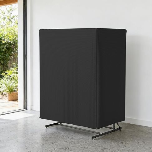 Vertical Bike Rack Cover,Fits 5-8 Bicycle Storage Rack,Bike Covers Outdoor Storage Waterproof,Dustproof Bicycle Cover,Black in Kuwait