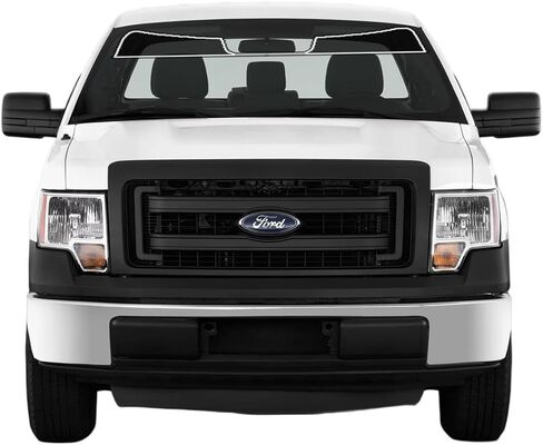 Precut Window Tint Film Front Two Door Windows Tint Film Cars Sun Blocking Protection Privacy Anti Shatter Glass 2 Ply Computer Cut Any Tint Shade for Ford F150 Regular Cab 2009-2014 in Kuwait