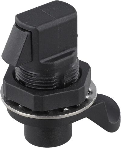 Locking Push Button Latch for Marine Boat Radio Box, Motorcycle Glove Box, and Tool Box – Plastic + Metal Construction, Compact Black Door Lock in Saudi Arabia