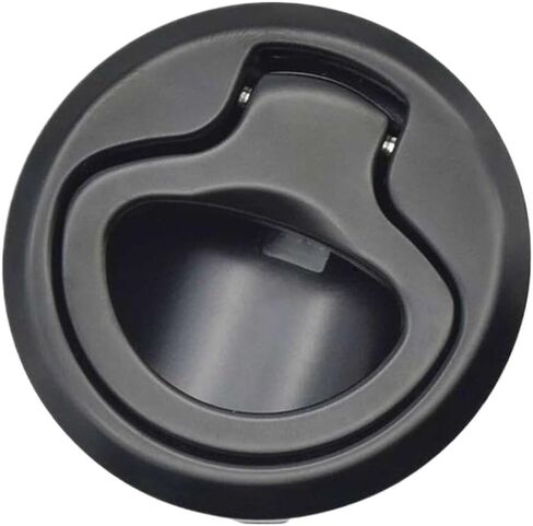 Non Locking Flush Pull Slam Latch Universal for RV Boat Marine Deck Hatch Door Zinc Black in Saudi Arabia