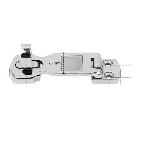 Marine Locker Latch 316 Stainless Steel Anti Rattle Boat Hook Buckle Clamp Compatible with Boat Storage Lockers in Saudi Arabia