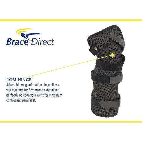 Brace Direct ROM Range of Motion Premium Wrist Brace Universal for Wrist & Arm Forearm Support, Carpal Tunnel Tendonitis Pain Relief in Saudi Arabia