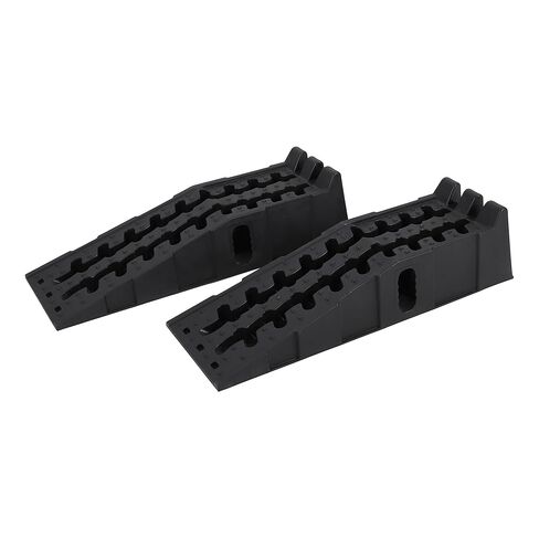 Garvee Heavy Duty Car Ramps for Oil Change, 12,000 LB(5 T) Capacity, Low Profile 6.25 in Lift Vehicle Service Ramps, Non-Slip & Portable for Trucks, SUVs, Cars (2-Pack) in Saudi Arabia
