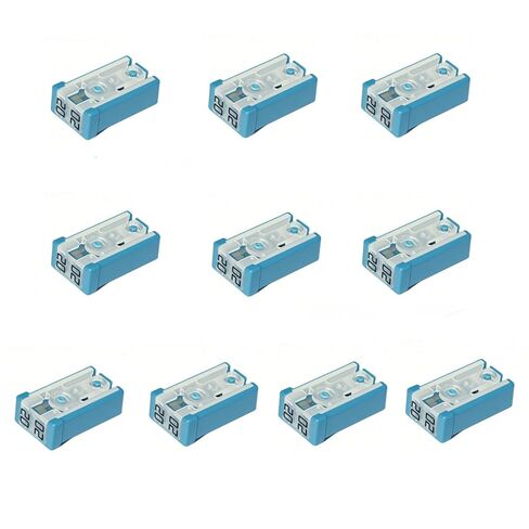 28 Pcs 15A 20A 25A 30A 40A 50A 60A 32V Mini Slotted Automotive MCASE Shaped Cartridge Fuse Kit in Saudi Arabia