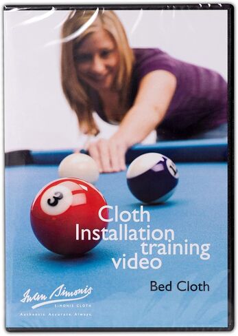 Iwan Simonis Billiard Pool Table Cloth Installation Training DVD (2 DVDs Bed & Rail Cloth) in Saudi Arabia