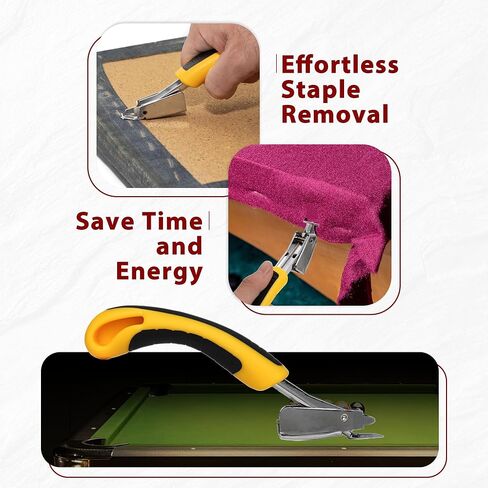 طقم لباد ومصد لطاولة البلياردو بطول 8 أقدام لقماش البلياردو مع مصدات ووسائد لطاولة البلياردو، 6 قطع من شرائط القماش ومزيل الدبابيس - عنابي in Kuwait