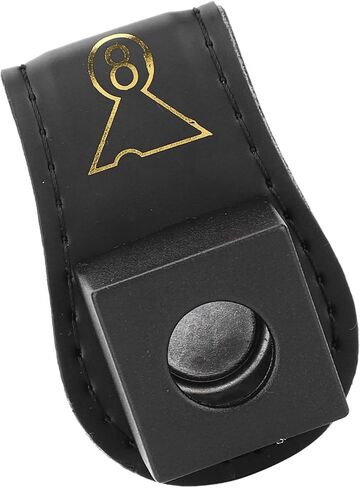 Billiard Chalk Holder, Premium Leather Magnetic Cue Chalk Bag Belt Clip, for Pool Cue Accessories in Saudi Arabia