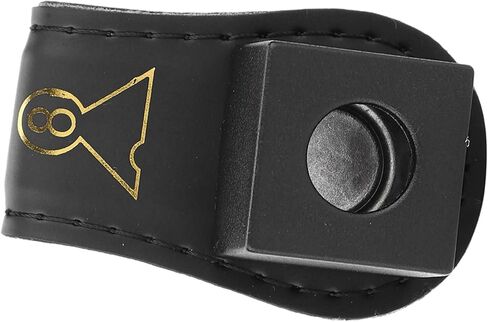 Billiard Chalk Holder, Premium Leather Magnetic Cue Chalk Bag Belt Clip, for Pool Cue Accessories in Saudi Arabia