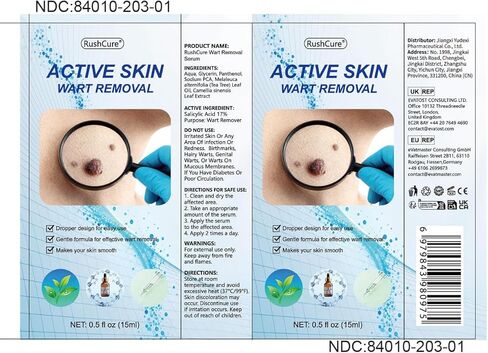 Salicylic Acid Wart Remover for Face & Body - Fast Acting Skin Tag Remover with Precision Dropper, Targets for Corns, Flat, Plantar & Common Warts, Gentle Formula, Travel Size (0.5FL.OZ) in Kuwait