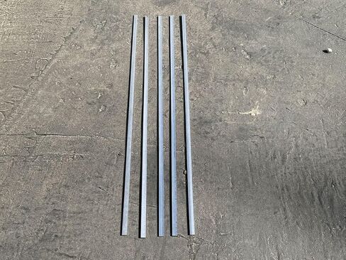 Sandbaggy 1/8" x 1/2" x 36" Hot Rolled Steel Flat Bar - Plain Steel, 11 Gauge (1, Gray, 1/8" x 1/2" x 36") in Saudi Arabia