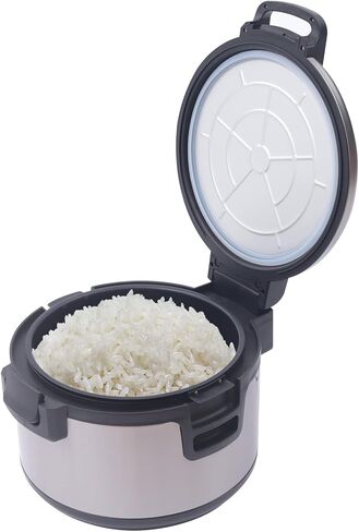 19L/20QT Commercial Rice Warmer, Electric Heavy Duty Food Warmer, Adjustable Temperature, with Warm Function, Restaurant Stainless Steel Non-stick Rice Warmer for Restaurants, Canteens, Schools in Saudi Arabia