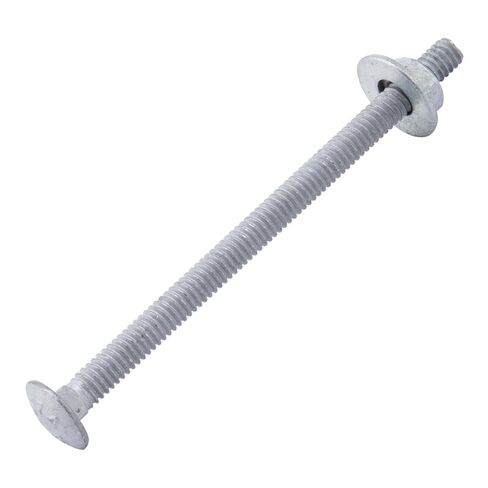 5/16" x 4" Carriage Bolts (50 PCS), Hot Dip Galvanized, Heavy Duty Round Head with Washers and Nuts in Kuwait