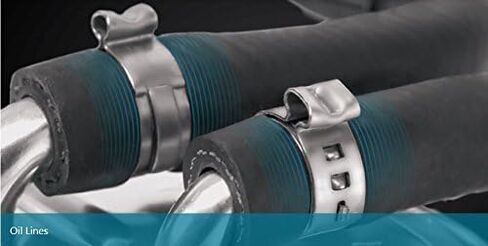 Oetiker 16700015 Stepless Ear Clamp, One Ear, Clamp ID Range 12.8 mm (Closed) - 15.3 mm (Open) (Pack of 10) in Kuwait