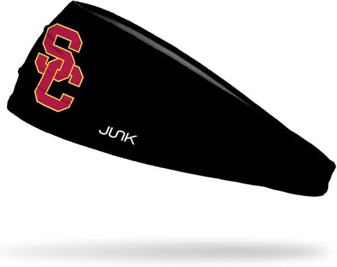 عصابة رأس JUNK Brands NCAA USC Trojans Big Bang Lite - ماصة للرطوبة، نسيج عالي الأداء، غير قابل للانزلاق، عصابة رأس رياضية للرجال والنساء - مقاس واحد in Saudi Arabia