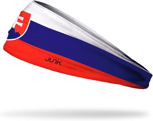 JUNK Brands Country Flag Big Bang Lite Headband - Moisture-Wicking, Performance Fabric, Non-Slip, Sports Sweatband for Men & Women - One Size in Saudi Arabia