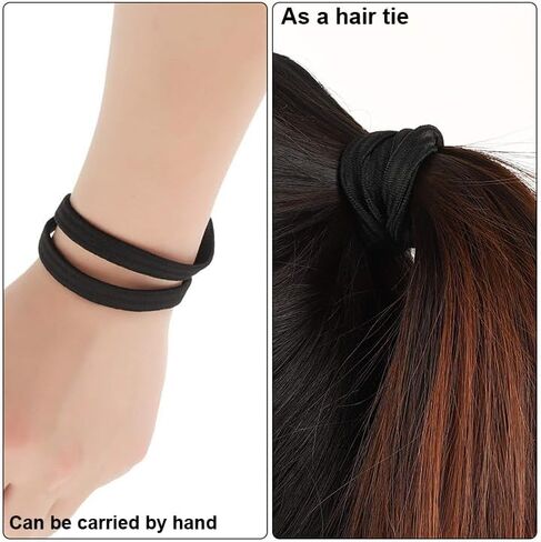 6 Pieces Sports Headbands for Women & Men, Non-Slip Breathable Stretchy Exercise Hair Bands for Workout Running Football Basketball Soccer Tennis Yoga, Black in Saudi Arabia