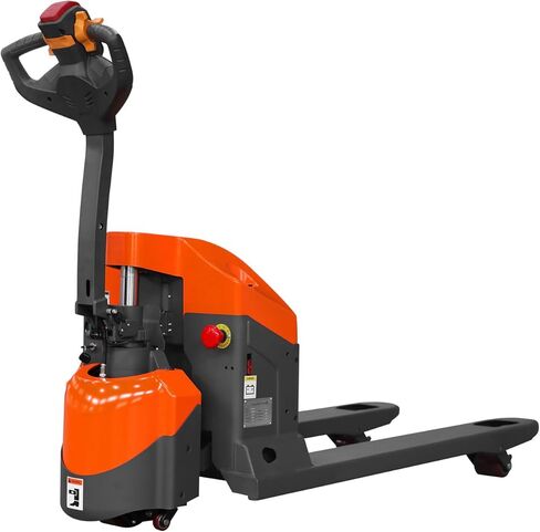 Tory Carrier Electric Powered Pallet Jack Truck, w/Emergency Key Switch 3300lbs Cap. 48" x 27" Electric Pallet Truck with Built-Out Charger in Kuwait
