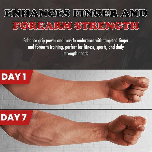 Adjustable Grip Strength Trainer Hand Gripper for Grip Strength, Forearm & Wrist Strengthener, Hand Exerciser for Strength Training & Therapy 11-220Lbs(5-100KG) | Red in Saudi Arabia