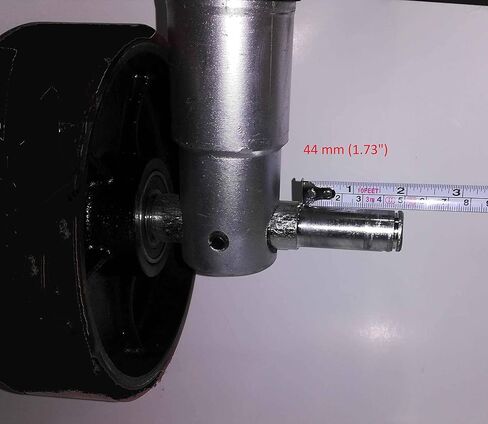 مجموعة عجلات قيادة رافعة البليت/الشاحنة (قطعتان) 7.5 بوصة × 2 بوصة مع معرف المحامل 20 مم نايلون in Kuwait