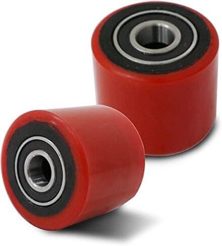 TORY CARRIER Roller, PU wheels with Bearing, 3 inch x 3.7 inch for manual Pallet Jack Replacement Suitable for A-1006/A-1007/A-1031-A Pair in Kuwait