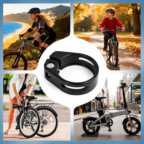 Cycles Bike Seat Post Clamp, Aluminum Alloy Seat Tube Clip Bike Quick Release Clamp (Diameter 34.9mm) in Saudi Arabia