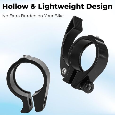 38mm Bike Seat Post Clamp Aluminium Alloy Quick Release Tube Clamp Lightweight Antislip Collar for Folding, Road & Mountain Bikes – Easy Installation & Secure Saddle Adjustment in Saudi Arabia