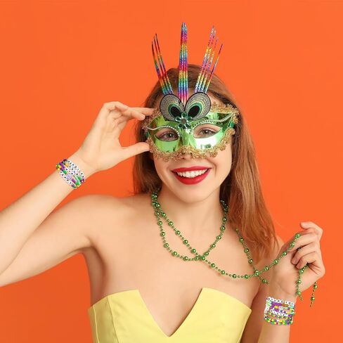 60 PCS استقلال الأساور Braclets Bulk 4th of July Friendship Friendlets Admended Beaded Clay Surfer Heishi Jewelry for Women Gift Party Supplies in Kuwait