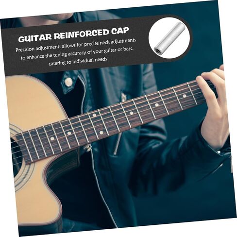 VANZACK Guitar Neck Adjustment Hardware for Bass Guitars Neck Plate and Truss Rod Easy Installation for Precision Tuning and Repair in Saudi Arabia