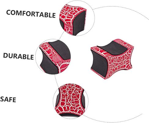 Vaguelly Red Cracked Guitar Neck Rest Adjustable Guitar Neck Support Tool Accessory Sturdy Design in Saudi Arabia