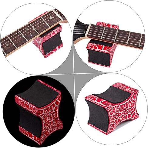 Vaguelly Red Cracked Guitar Neck Rest Adjustable Guitar Neck Support Tool Accessory Sturdy Design in Saudi Arabia