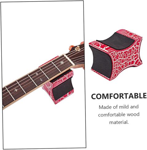 Vaguelly Red Cracked Guitar Neck Rest Adjustable Guitar Neck Support Tool Accessory Sturdy Design in Saudi Arabia