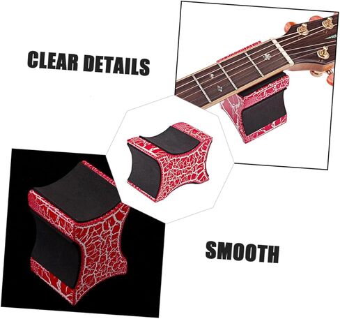 Vaguelly Red Cracked Guitar Neck Rest Adjustable Guitar Neck Support Tool Accessory Sturdy Design in Saudi Arabia