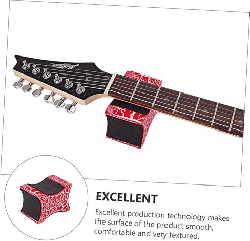 Vaguelly Red Cracked Guitar Neck Rest Adjustable Guitar Neck Support Tool Accessory Sturdy Design in Saudi Arabia