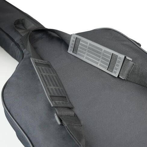 حقيبة جيتار صوتي مقاس 40/41 بوصة من moosiker ببطانة ناعمة مقاومة للماء مقاس 10 مم (جيتار صوتي مربع بسمك 10 مم، 41 بوصة أسود) in Kuwait