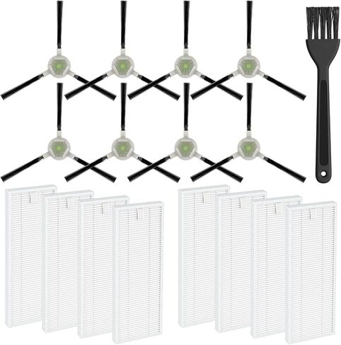 16 Pack Filter Replacement Parts for 𝗟𝗲𝗳𝗮𝗻𝘁 𝗠𝟮𝟭𝟬, for 𝗢𝗞𝗣 𝗟𝗶𝗳𝗲 𝗞𝟮 𝗞𝟯 𝗞𝟯𝗔 𝗞𝟰 𝗞𝟱 Robot Vacuum, with HEPA Filter Size 5.0 * 1.9 Inch (NOT FOR M210 Pro) in Kuwait