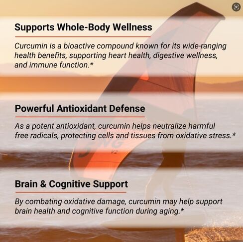 Naturalis NovaSOL Turmeric Curcumin (5,550mg Curcuminoids Equivalent Per Serving) - Clinical Proven with 185X Better Absorption | Antioxidant Support for Brain, Joint & Immune Health* | 30 Servings in Saudi Arabia