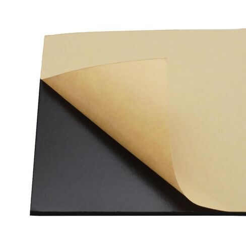 DOBTIM ورقة الحشو الرغوية اللاصقة 6 بوصة × 6 بوصة × 1/8 بوصة، وسادة صفائح مطاطية رغوية ذاتية اللصق غير قابلة للانزلاق من مادة النيوبرين المضادة للاهتزاز، مادة ممتصة للصدمات، واقيات أرضية in Kuwait