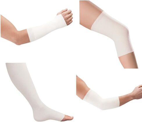 ضمادة أنبوبية مقاس E طبيعي من Tubi Grip، 8.75 سم × 10 متر، ضمادة دعم قطنية مطاطية، 10.9 ياردة in Kuwait