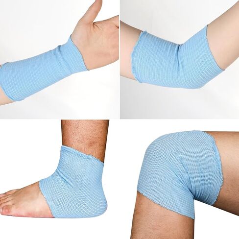 Elastic Tubular Support Bandage Size D Stockinette Tubing Breathable Tissue Support Compression Bandages Roll for Arm Knees Legs 3'' x 26ft in Kuwait