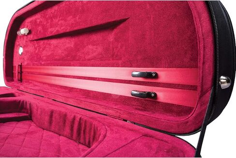Heritage Go! Viola Case Lightweight with Backpack Straps, Fits 16"-16.5" Violas, Foam Shell, Hygrometer & Music Pocket in Saudi Arabia