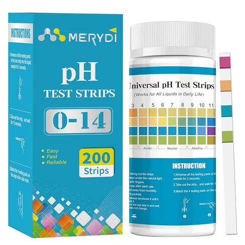 pH Test Strips (0-14 Range) – 200pcs Universal Litmus Paper for Water, Pools, Kombucha, Food & Soap Making in Saudi Arabia