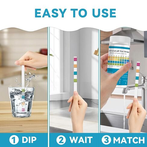 pH Test Strips (0-14 Range) – 200pcs Universal Litmus Paper for Water, Pools, Kombucha, Food & Soap Making in Saudi Arabia